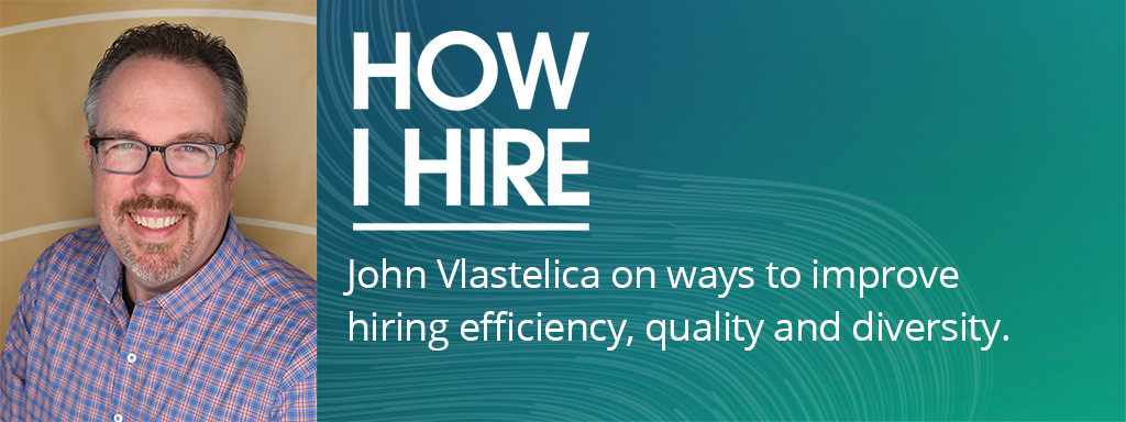 John Vlastelica, founder and CEO of Recruiting Toolbox, a consulting and training firm helping companies recruit and hire better; with more speed, efficacy, and diversity. 